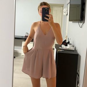 Romper, light blush color, worn once